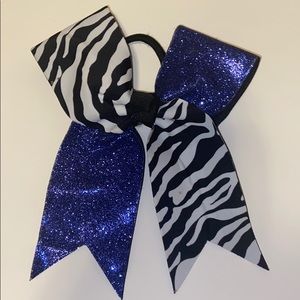 Sparkly cheer bow